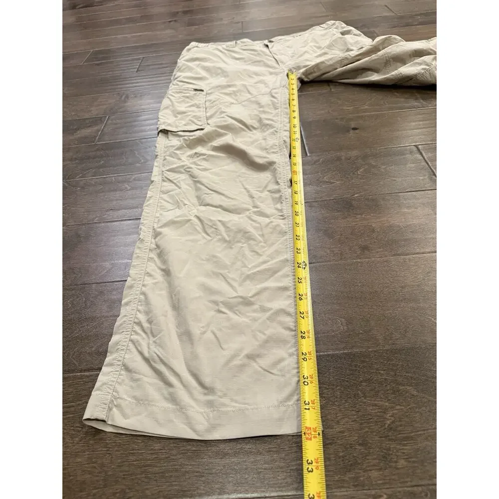 Columbia Mens Beige Hiking Kestrel Trail Cargo Pants Regular Fit 36x32 XM0104